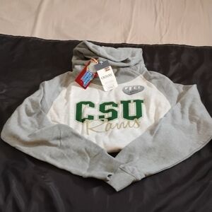 Ouray Sportswear CSU Rams Gray and Tan Pullover Hoodie